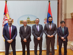 26 May 2021 The members of the PFG with Canada meet with the Canadian Ambassador to Serbia